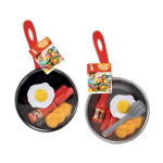 Pan Play-set with Food - 7 Piece